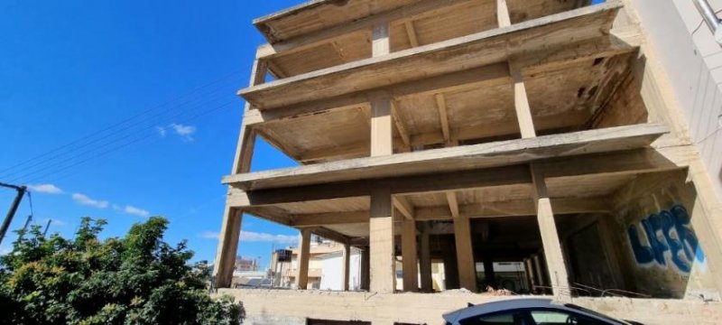 Heraklion Kreta, Heraklion: Rohbau auf 4 Ebenen in Agios Ioannis zu verkaufen Haus kaufen